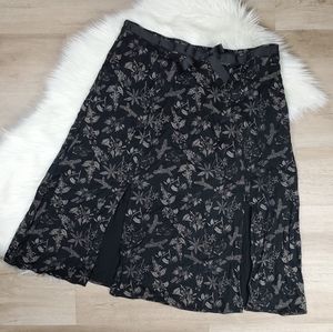 Disturbia poisonous plant midi skirt NWT